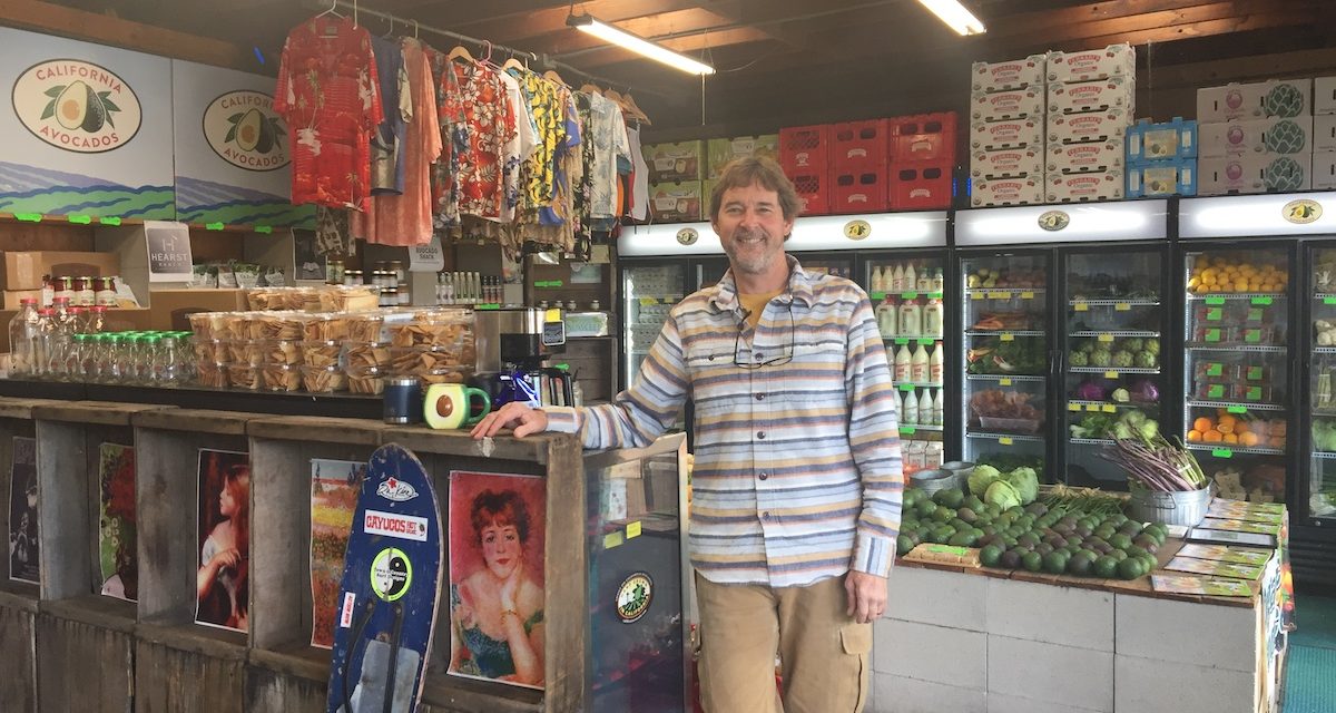 Michael Wolfe brings produce, local goods, and community connection through his business